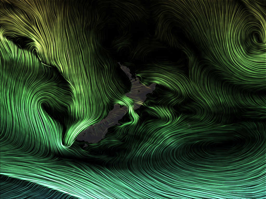 MajicWeather wind forecast for 1:00pm on 10 November 2025