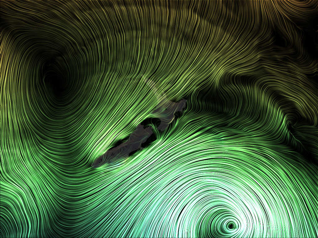 MajicWeather wind forecast for 1:00pm on 25 January 2026