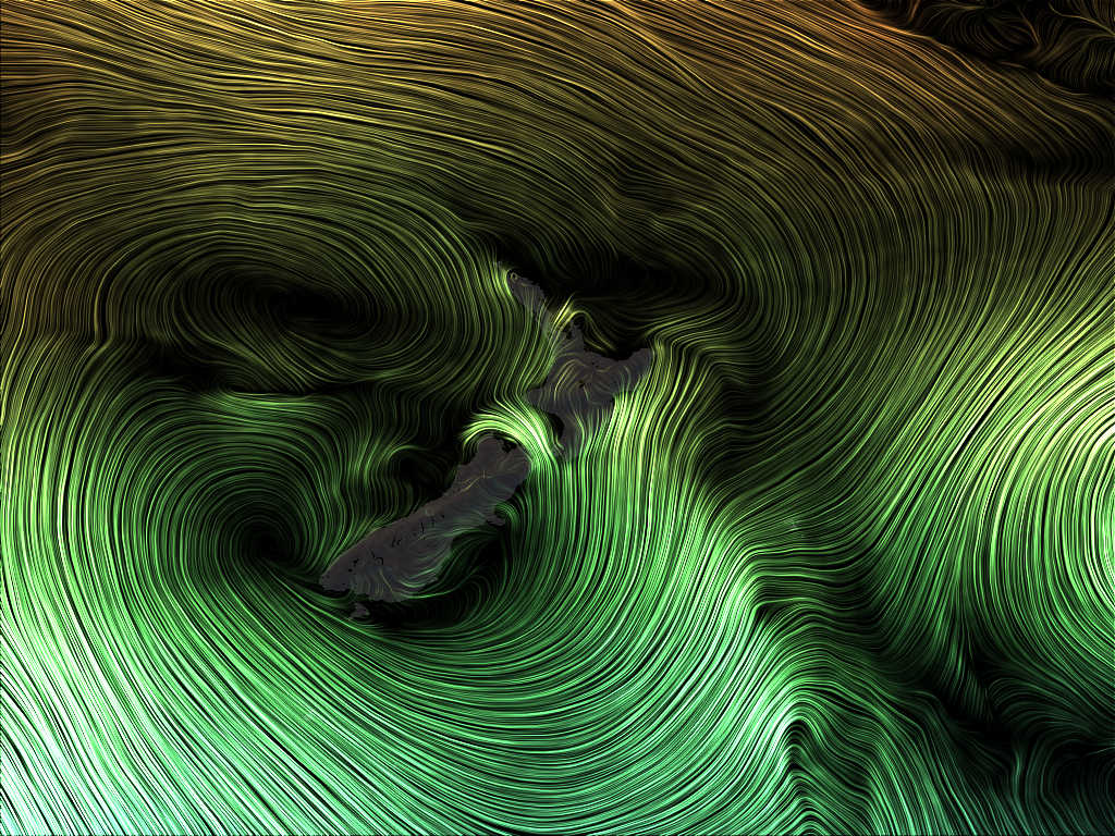 MajicWeather wind forecast for 7:00pm on 24 February 2026